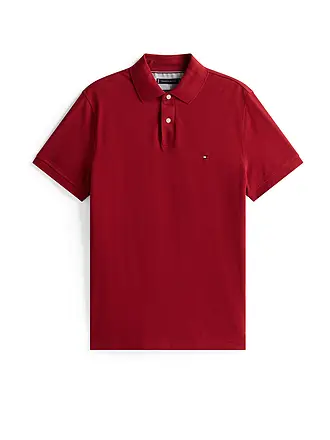 TOMMY HILFIGER | Polo coupe droite | dunkelrot